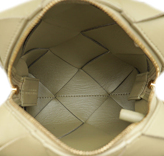 Bottega Veneta Travertine Intrecciato Nappa Cassette Camera Small Bag-Bottega Veneta-THE CLOSET