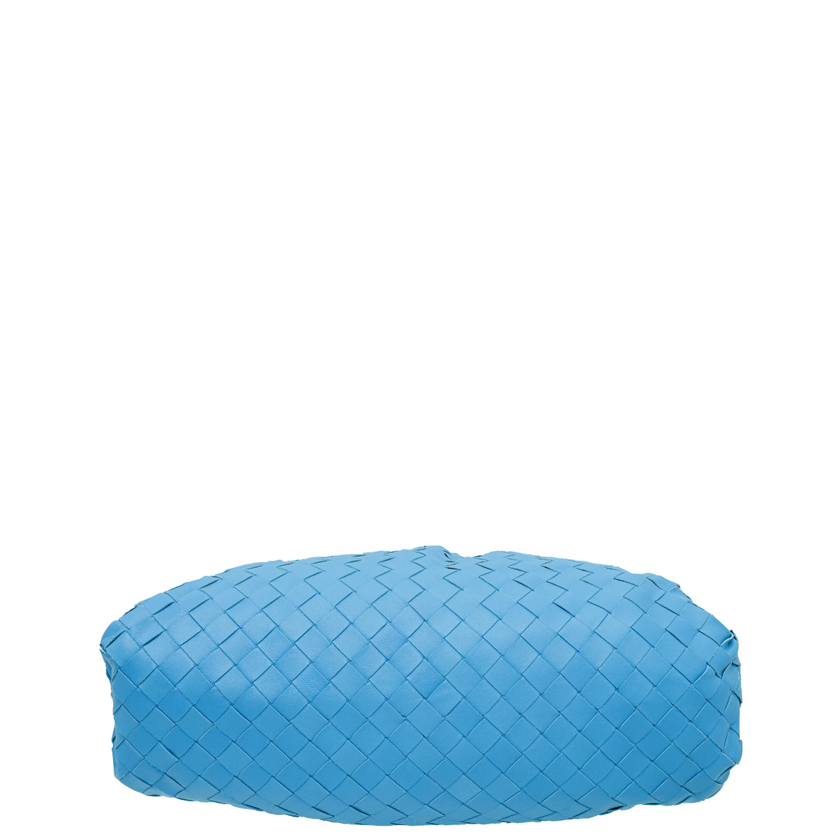 Bottega Veneta Blue Intrecciato Nappa The Pouch Clutch