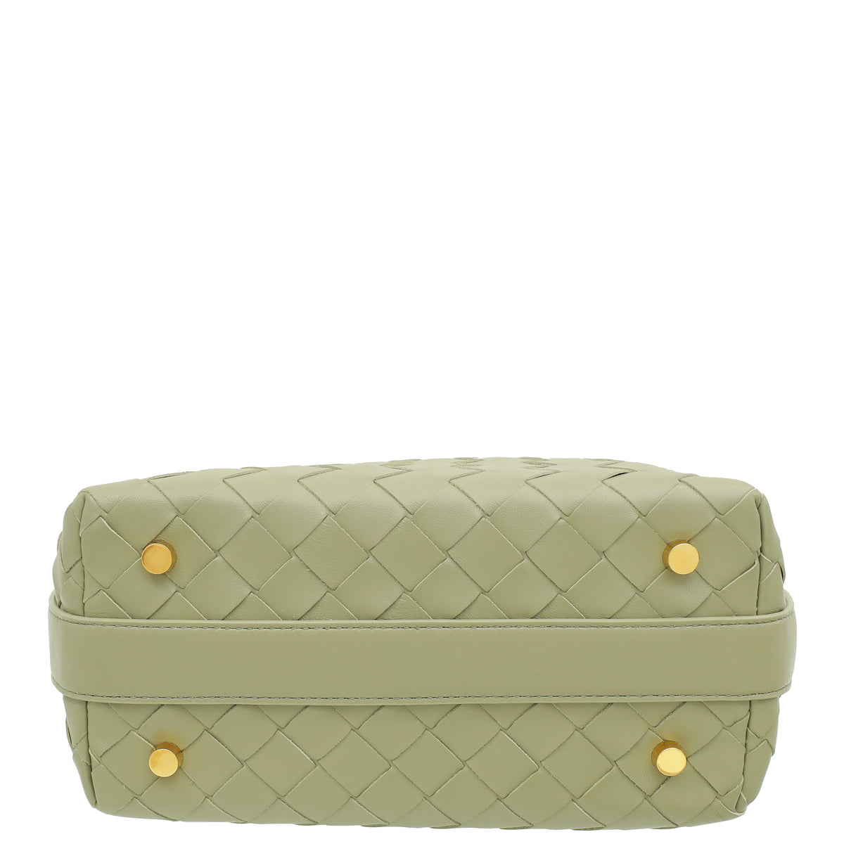 Bottega Veneta Travertine Intrecciato Wallace Mini Bag