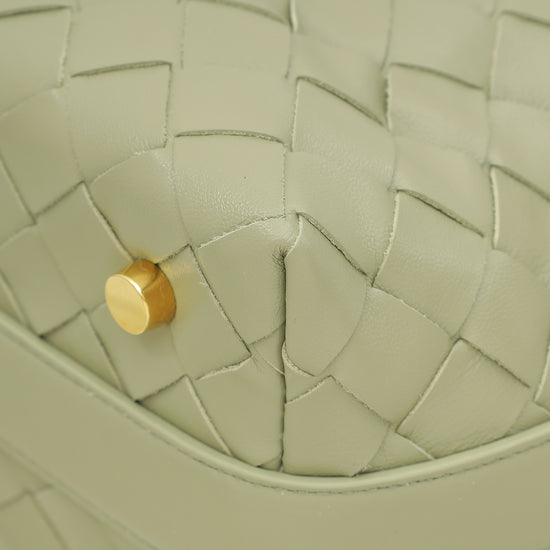 Load image into Gallery viewer, Bottega Veneta Travertine Intrecciato Wallace Mini Bag
