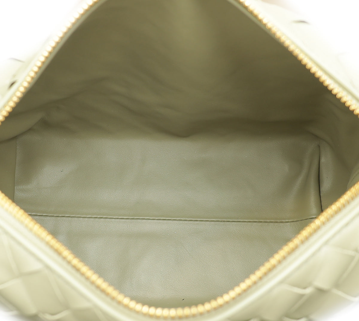 Bottega Veneta Travertine Intrecciato Wallace Mini Bag