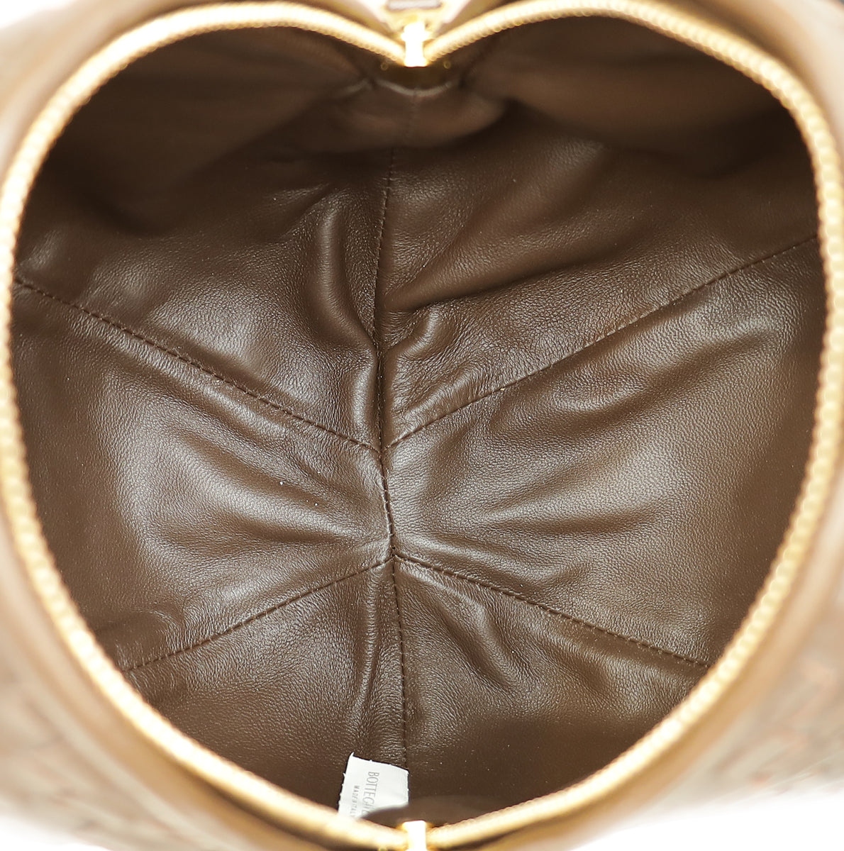 Bottega Veneta Chocolate Intrecciato Ball Top Handle Bag-Bottega Veneta-THE CLOSET