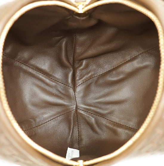 Bottega Veneta Chocolate Intrecciato Ball Top Handle Bag-Bottega Veneta-THE CLOSET