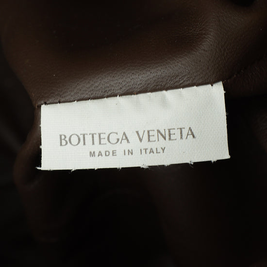Bottega Veneta Chocolate Intrecciato Ball Top Handle Bag-Bottega Veneta-THE CLOSET
