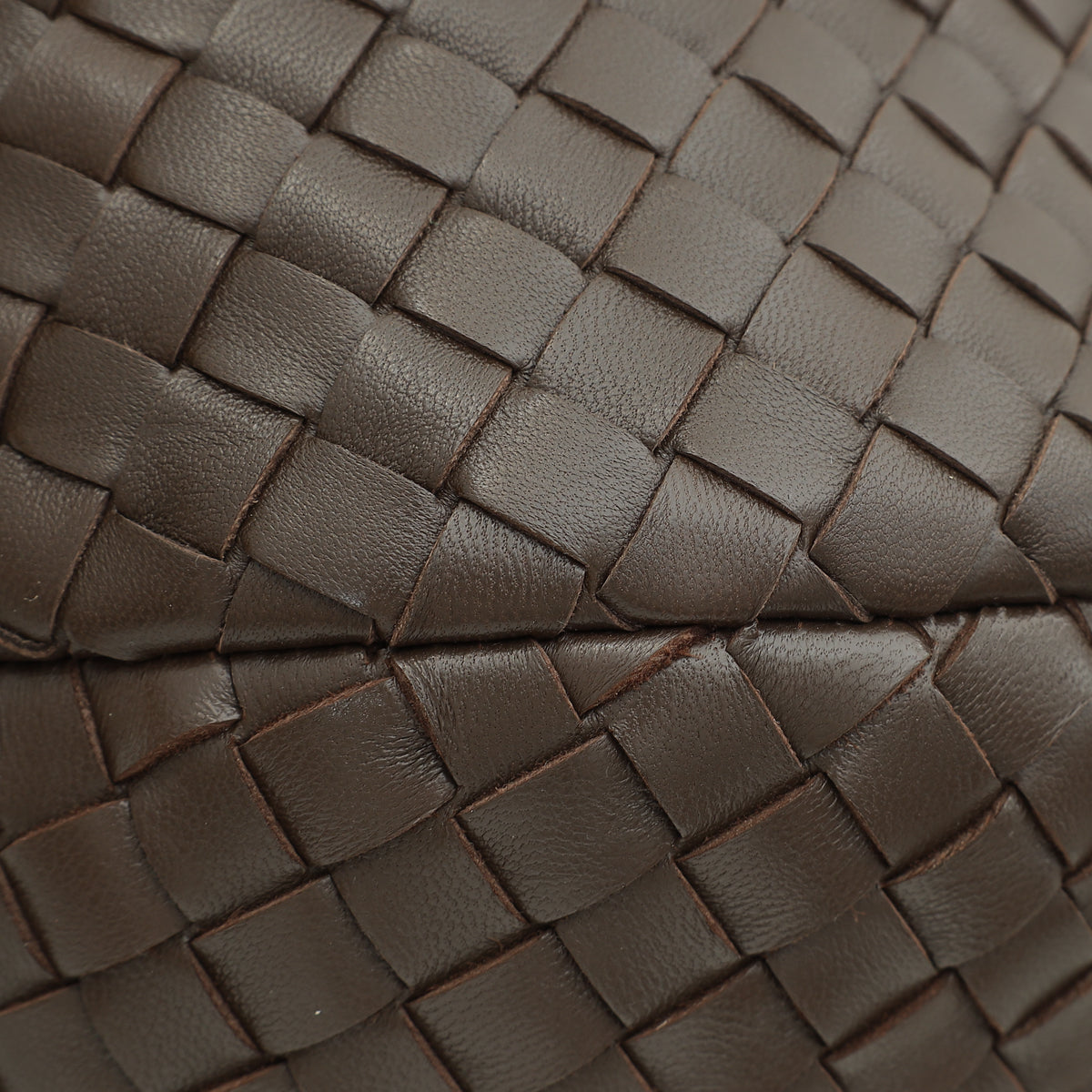 Bottega Veneta Chocolate Intrecciato Ball Top Handle Bag-Bottega Veneta-THE CLOSET