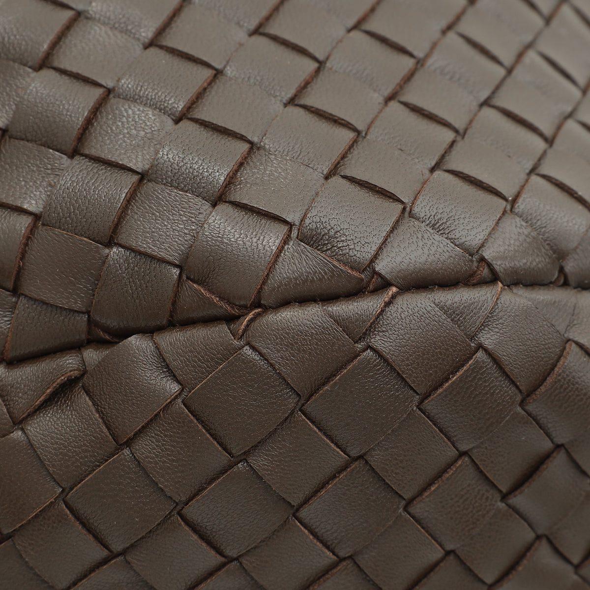 Bottega Veneta Chocolate Intrecciato Ball Top Handle Bag-Bottega Veneta-THE CLOSET