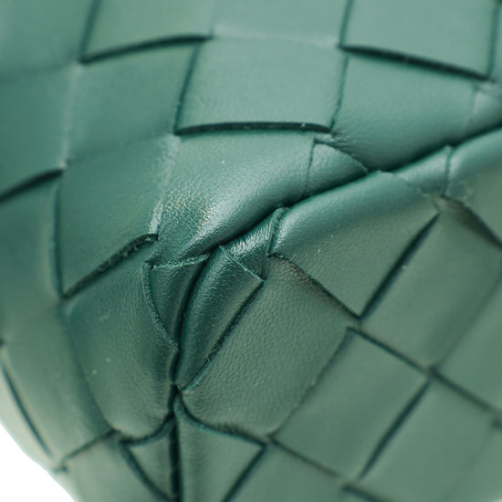 Bottega Veneta Emerald Green Vanity Case on Strap