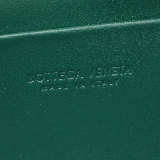 Bottega Veneta Emerald Green Vanity Case on Strap