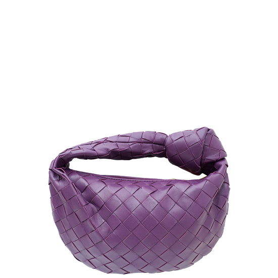 Bottega Veneta Egg Plant Intrecciato Nappa Mini Jodie Bag