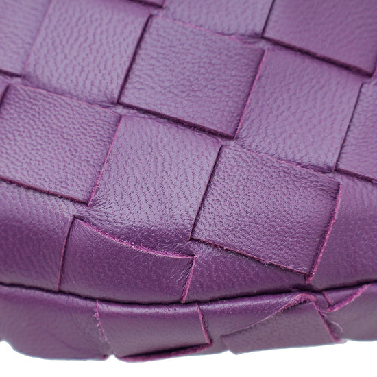 Bottega Veneta Egg Plant Intrecciato Nappa Mini Jodie Bag