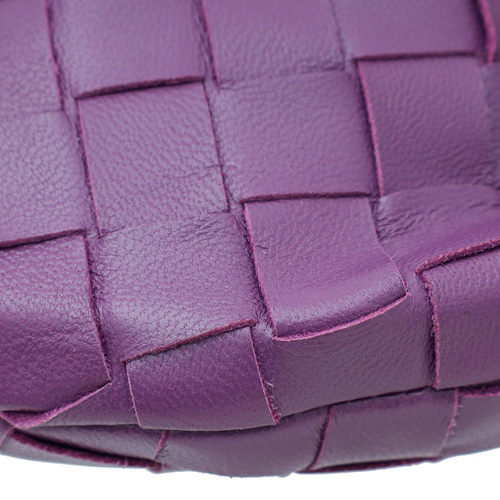 Bottega Veneta Egg Plant Intrecciato Nappa Mini Jodie Bag