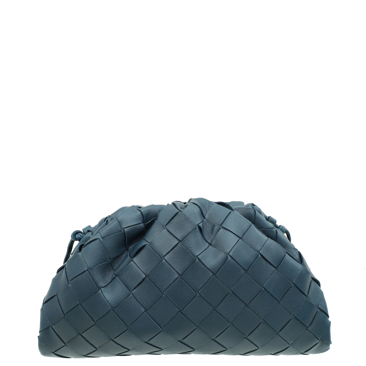 Bottega Veneta Deep Blue Intrecciato Nappa Mini Pouch