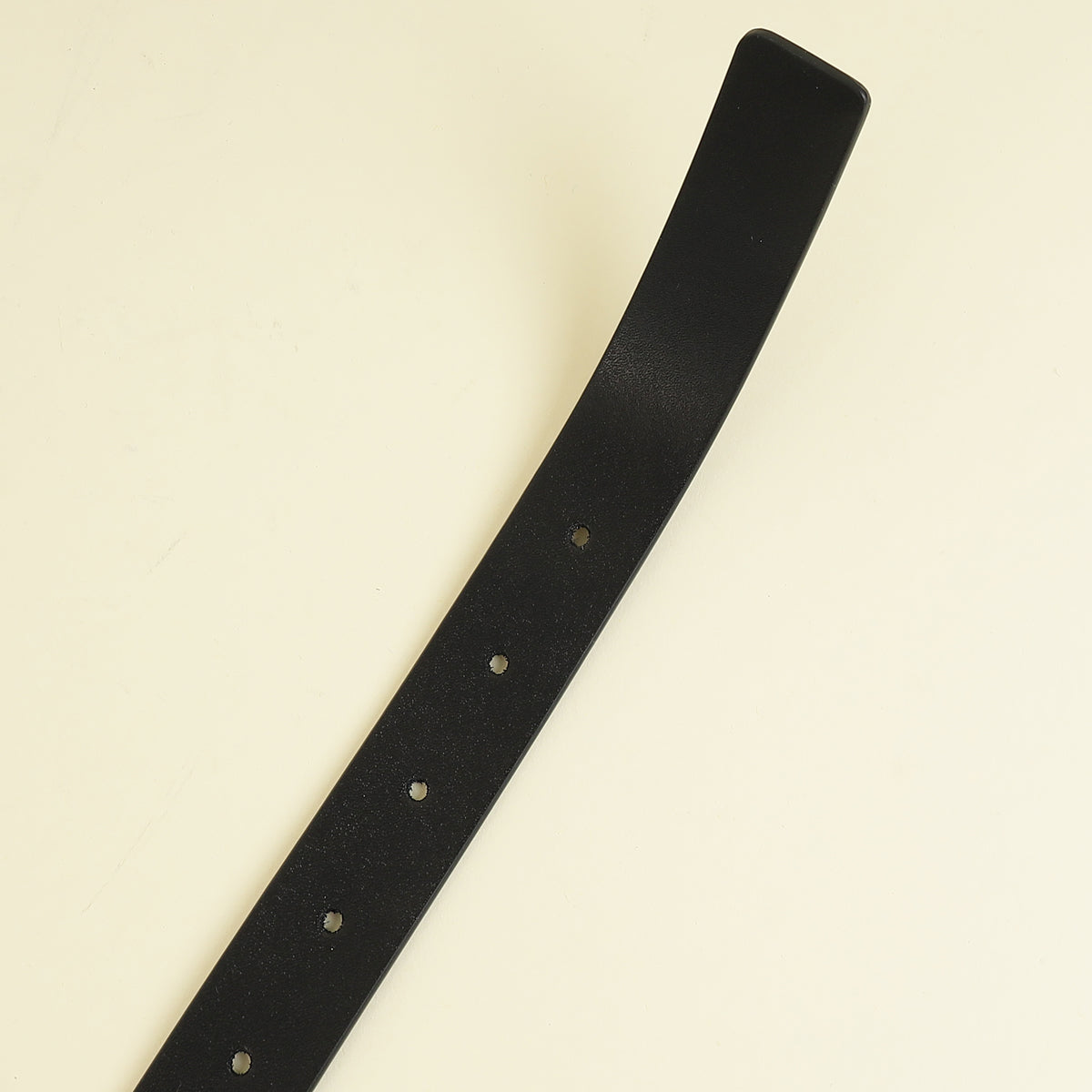 Bottega Veneta Black Triangle Buckle Belt