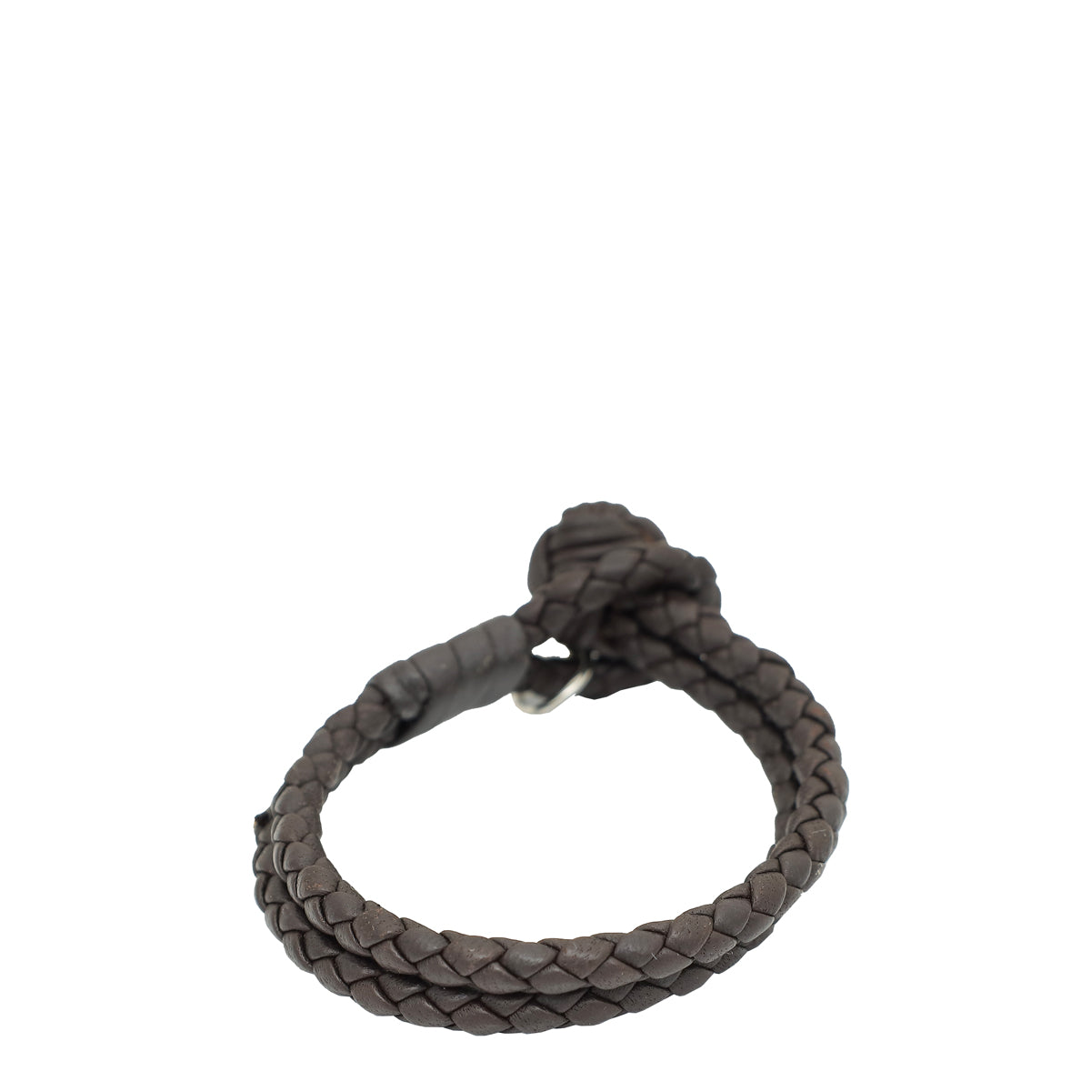 Bottega Veneta Brown Intrecciato Braided Double Bracelet-Bottega Veneta-THE CLOSET