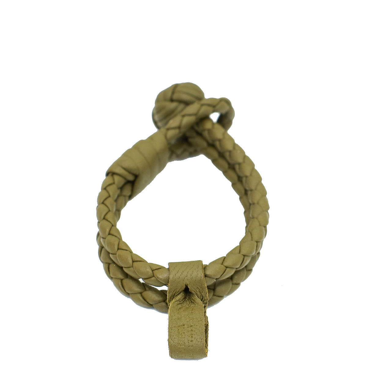 Bottega Veneta Olive Intrecciato Nappa Braided Bracelet