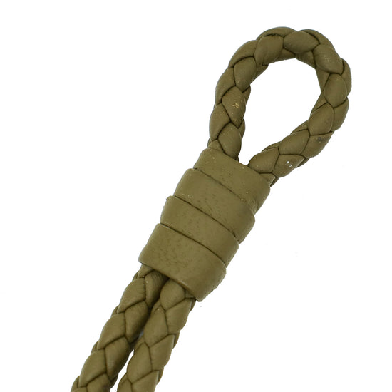 Bottega Veneta Olive Intrecciato Nappa Braided Bracelet