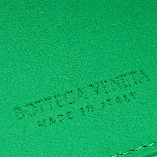 Load image into Gallery viewer, Bottega Veneta Parakeet Intrecciato Passport Holder
