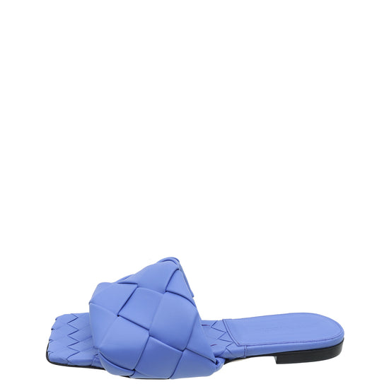 Bottega Veneta Wisteria Intrecciato Lido Flat Sandal 38