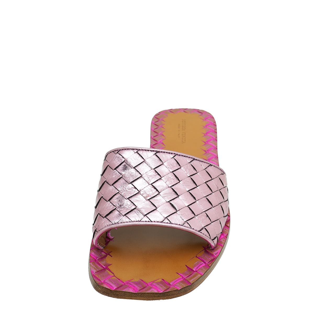 Bottega Veneta Metallic Purple Ravello Sandals 37.5-Bottega Veneta-THE CLOSET