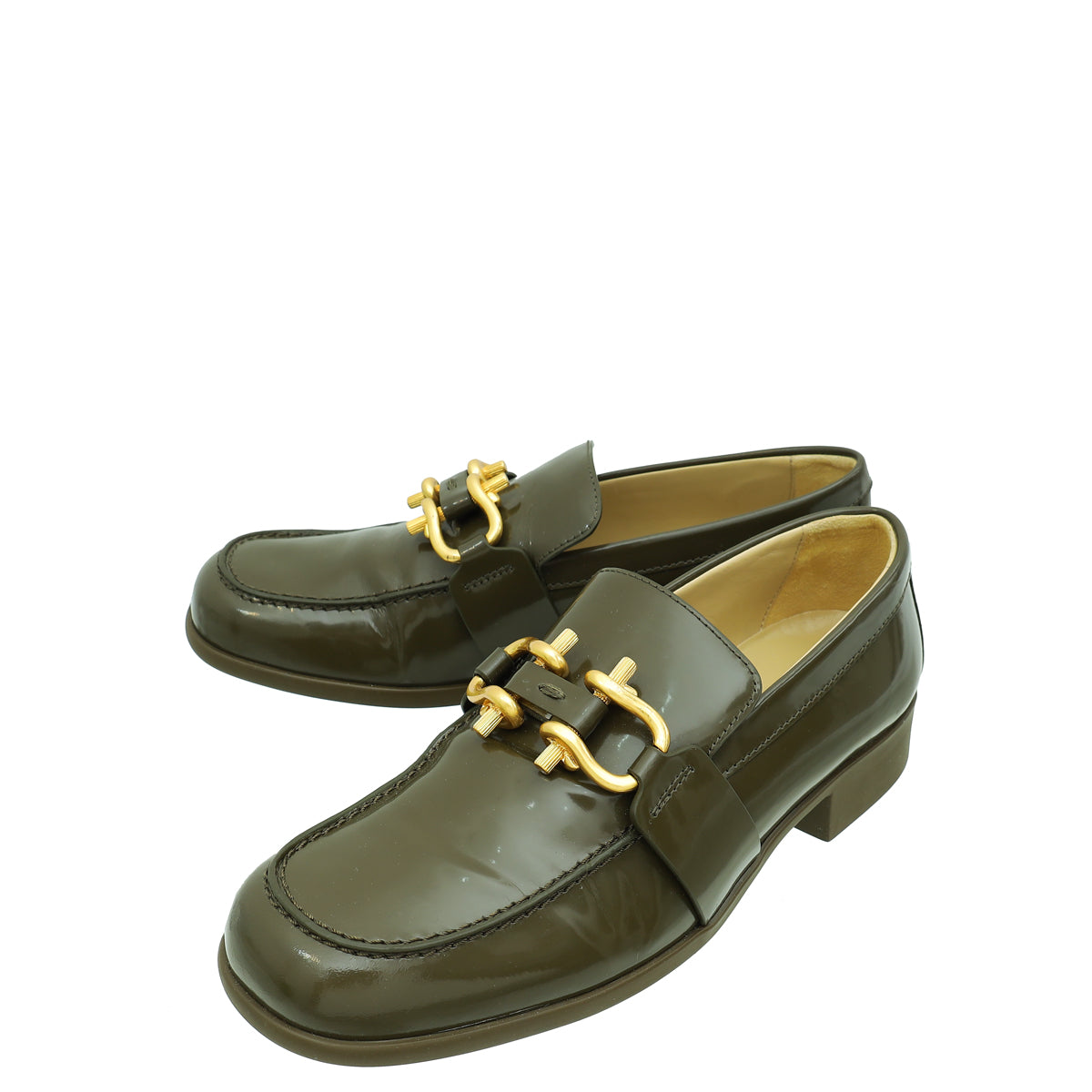 Bottega Veneta Liana Green Monsieur Moccasin 38.5-Bottega Veneta-THE CLOSET