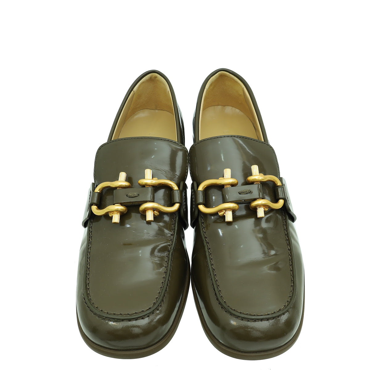 Bottega Veneta Liana Green Monsieur Moccasin 38.5