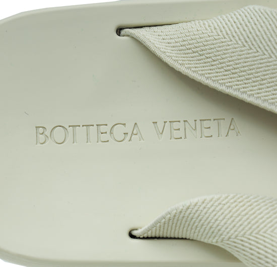 Bottega Veneta Sea Salt Plat Mule 38