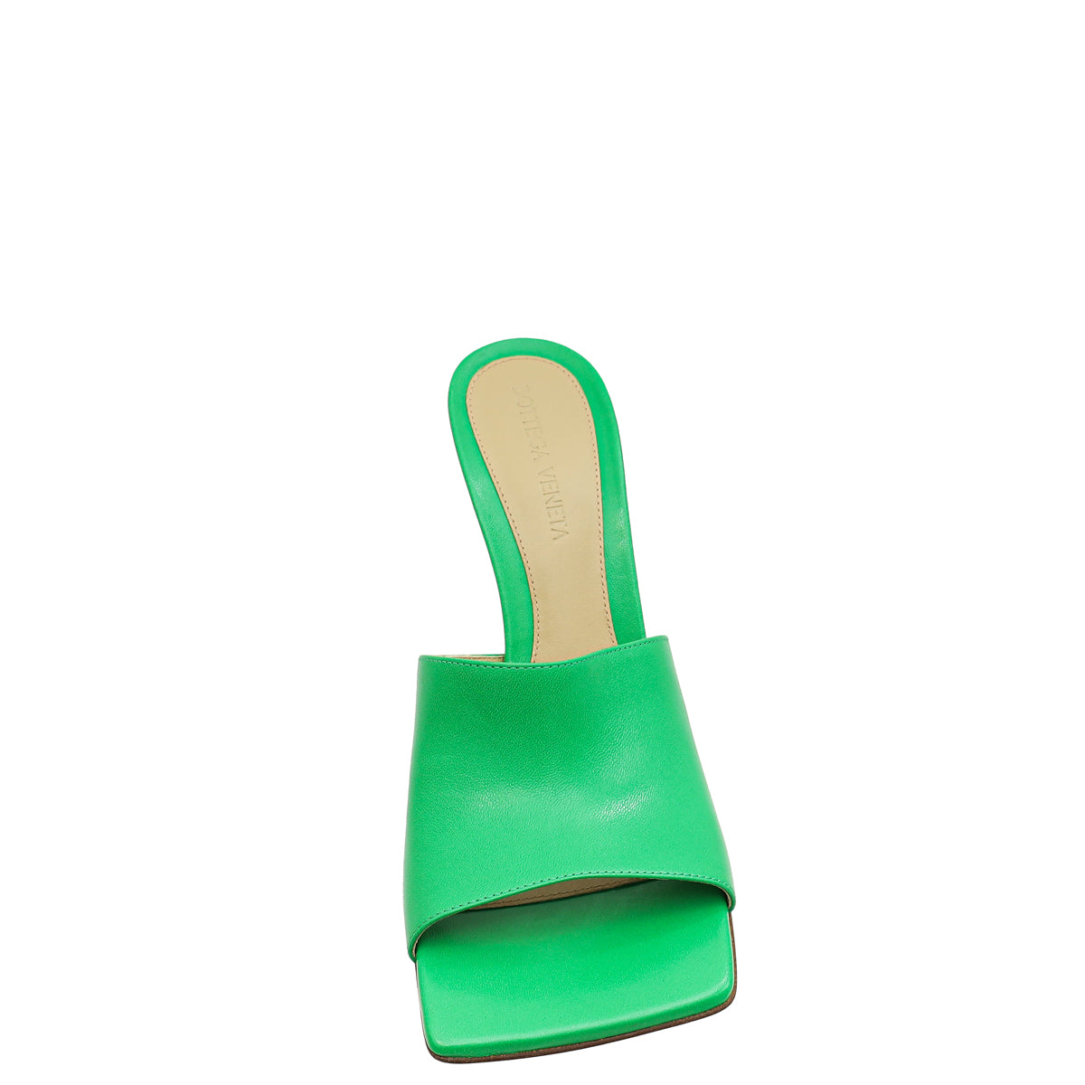 Bottega Veneta Parakeet Stretch Heeled Mule 37-Bottega Veneta-THE CLOSET