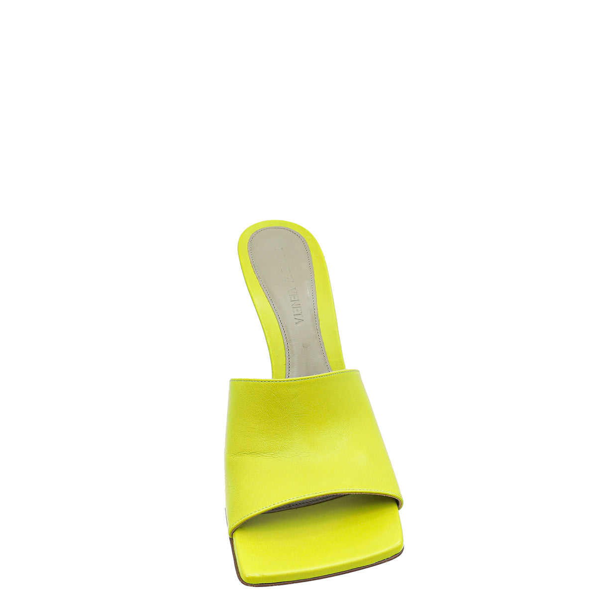 Bottega Veneta Kiwi Stretch Heeled Mule 37-Bottega Veneta-THE CLOSET