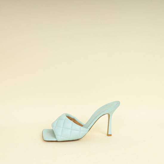 Bottega Veneta Light BlueLido Heeled Mules 38.5