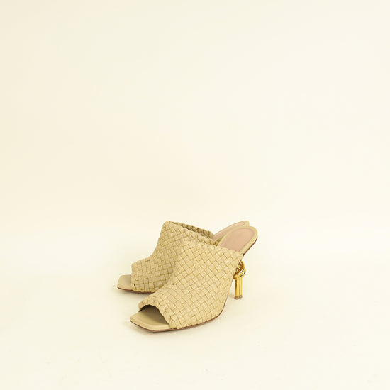 Bottega Veneta Cane Sugar Knot Mules 38