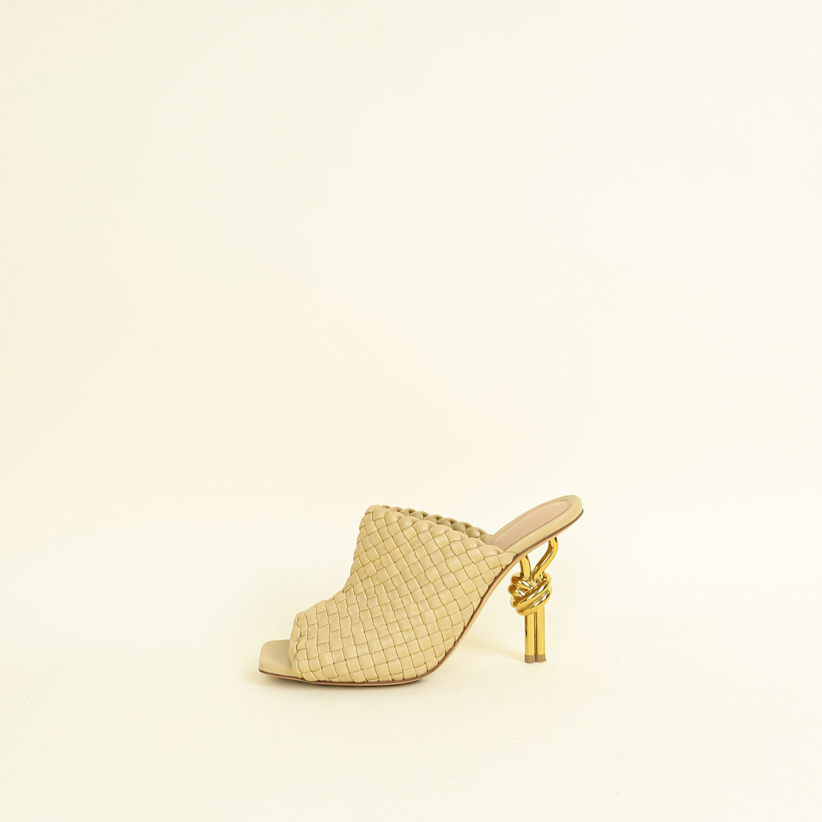 Bottega Veneta Cane Sugar Knot Mules 38