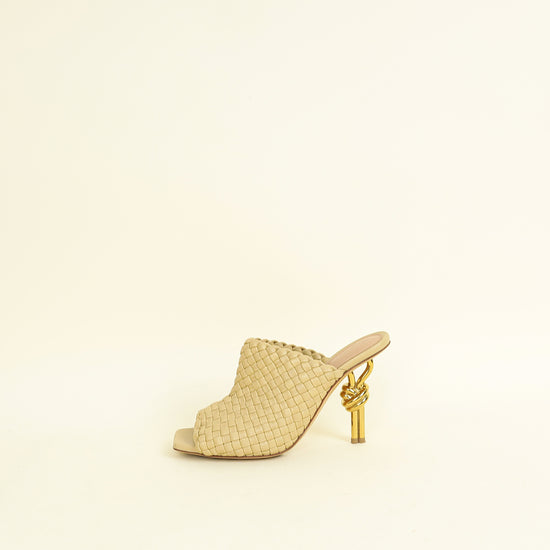 Bottega Veneta Cane Sugar Knot Mules 38