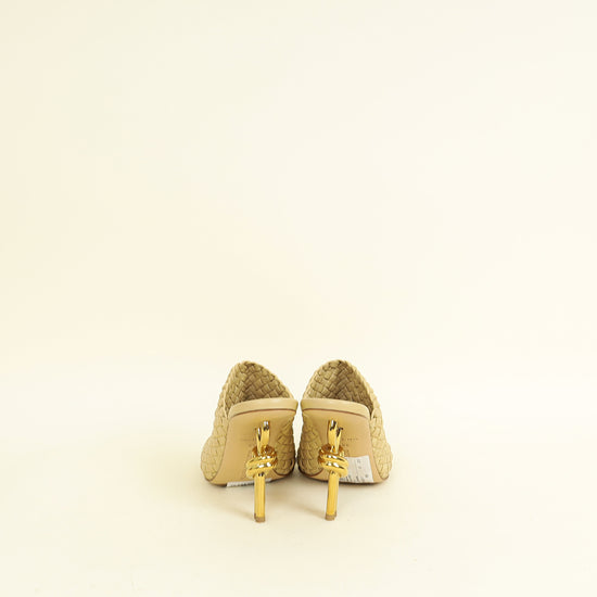Bottega Veneta Cane Sugar Knot Mules 38