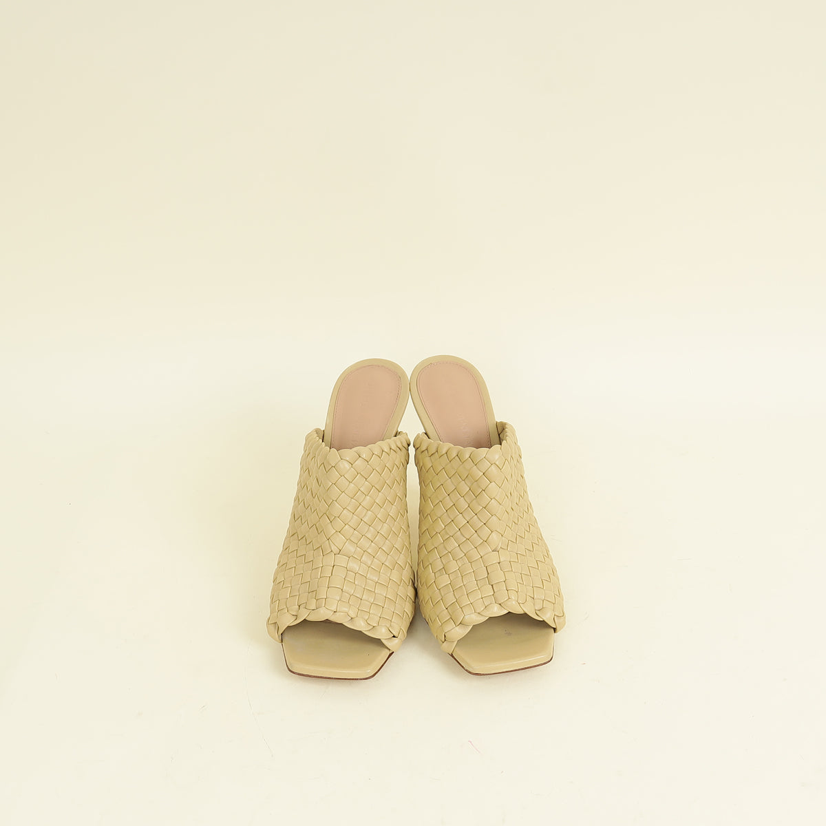 Bottega Veneta Cane Sugar Knot Mules 38