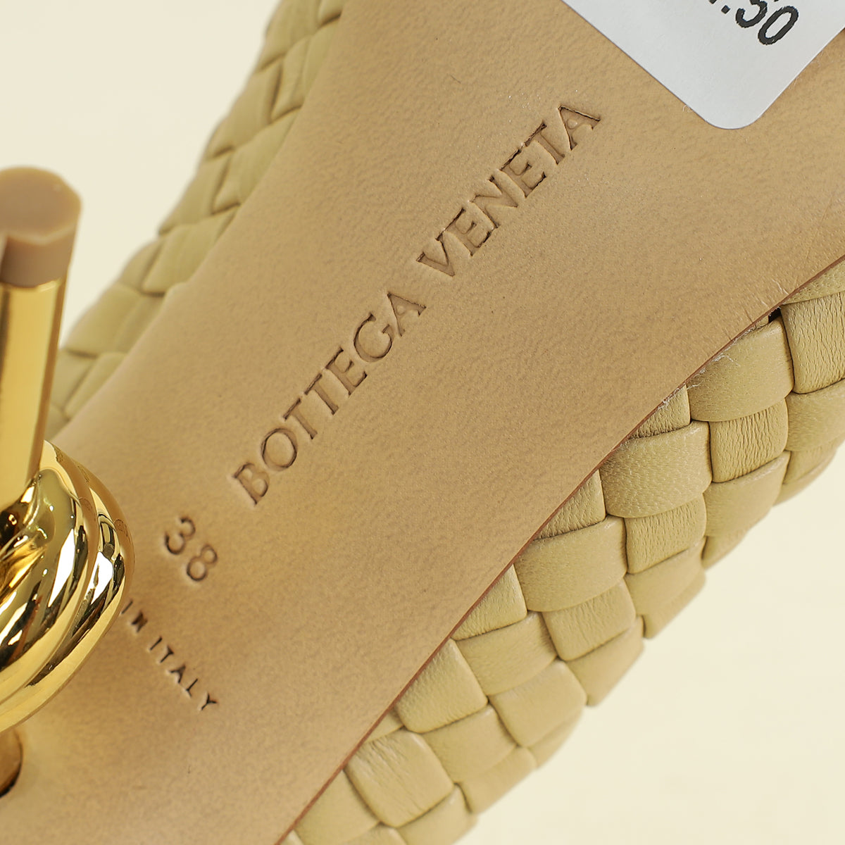 Bottega Veneta Cane Sugar Knot Mules 38