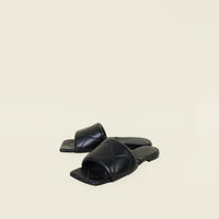 Bottega Veneta Black Lido Flat Sandals 39.5