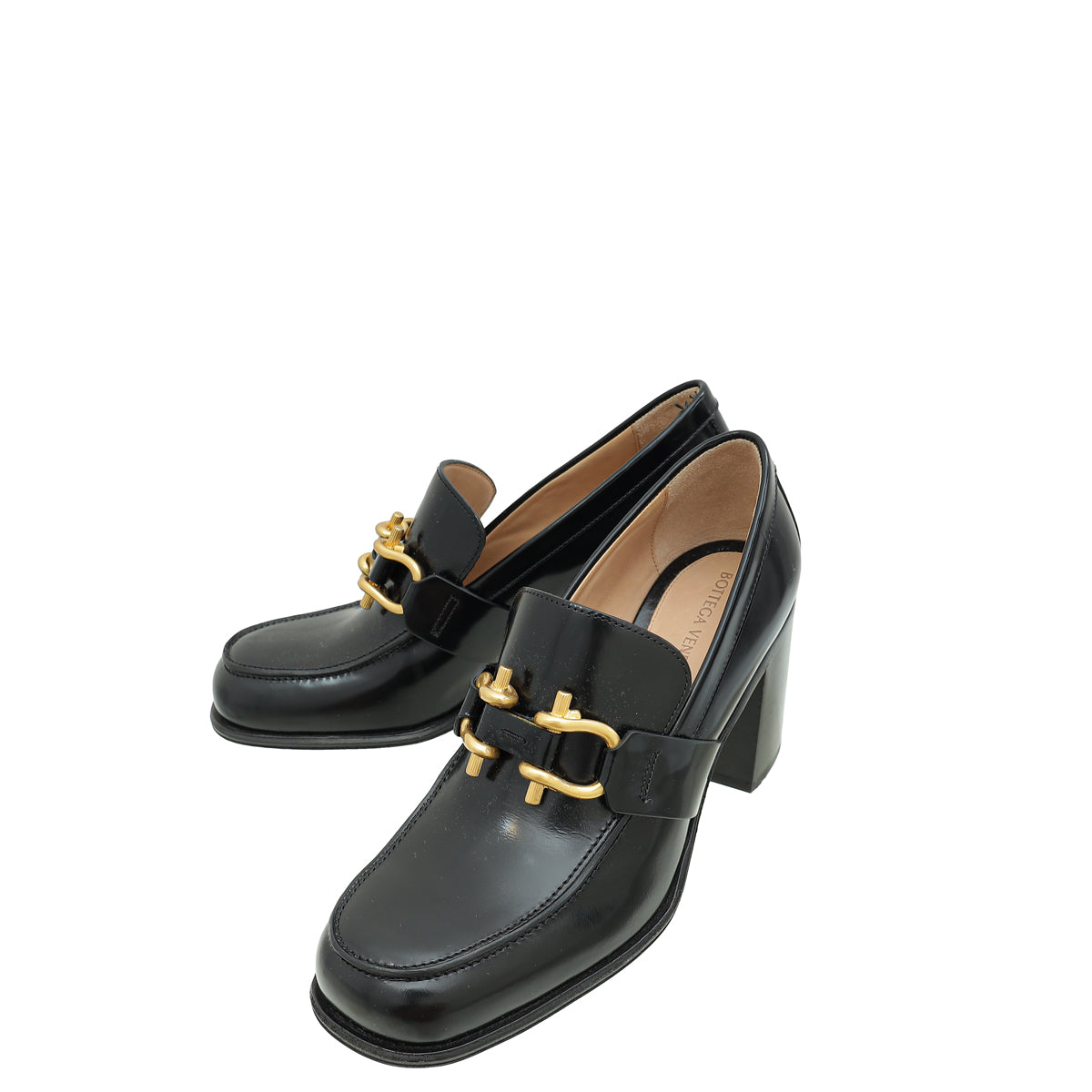 Bottega Veneta Black Monsieur 100 Pumps 39-Bottega Veneta-THE CLOSET