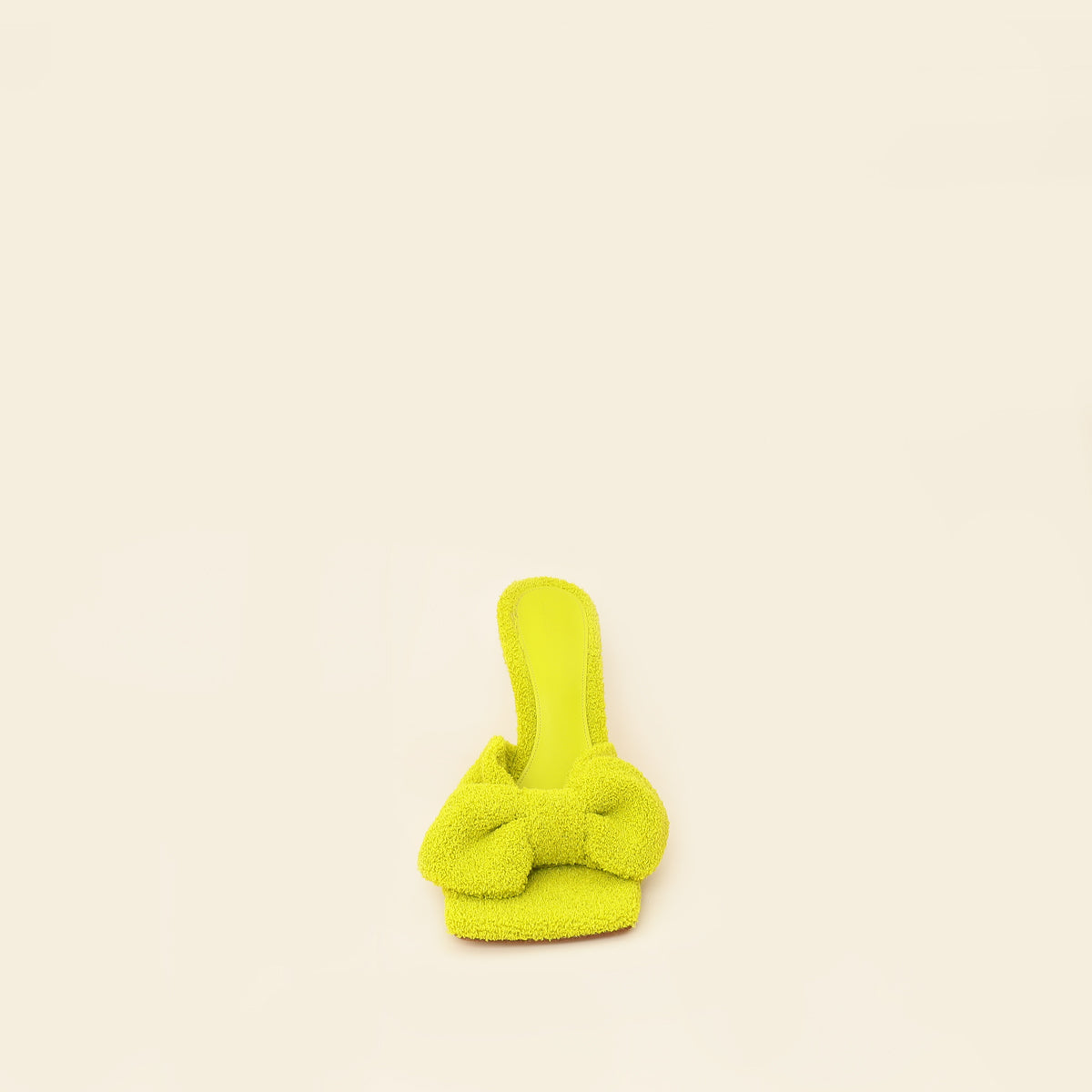 Bottega Veneta Kiwi Terry Fabric Bow Slide Sandals 39-Bottega Veneta-THE CLOSET