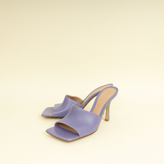 Bottega Veneta Lavender Stretch Heeled Mule 39