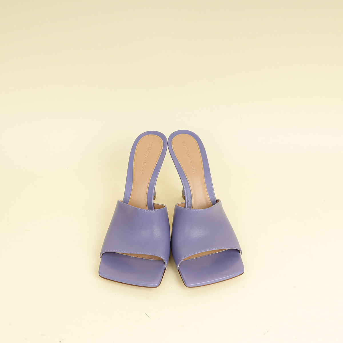 Bottega Veneta Lavender Stretch Heeled Mule 39