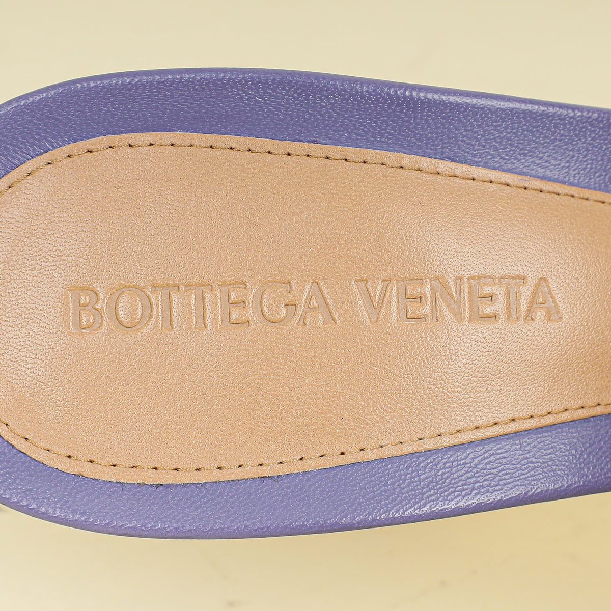 Bottega Veneta Lavender Stretch Heeled Mule 39