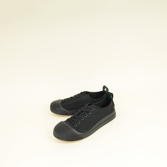 Bottega Veneta Black Vulcan Low-Top Sneakers 41