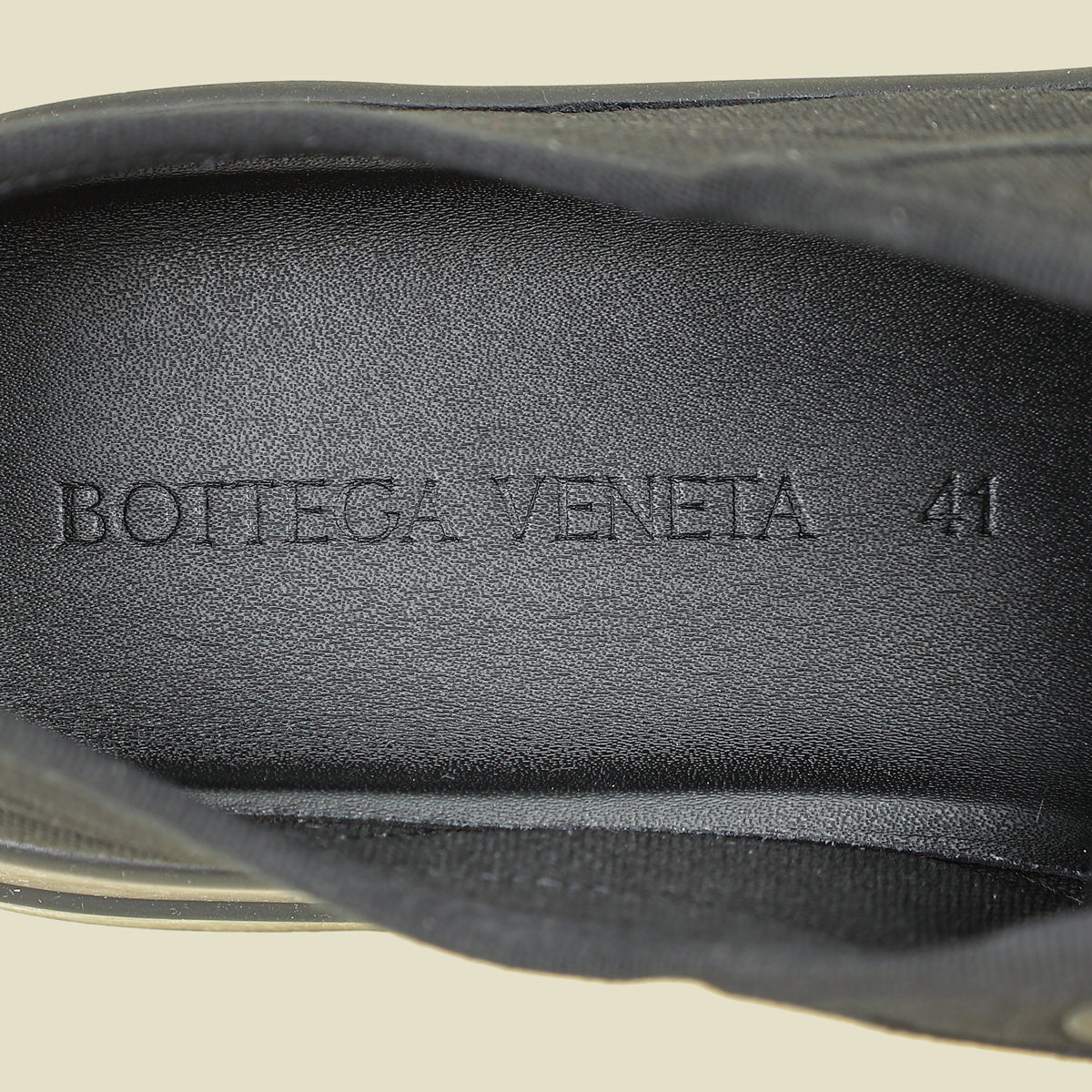 Bottega Veneta Black Vulcan Low-Top Sneakers 41