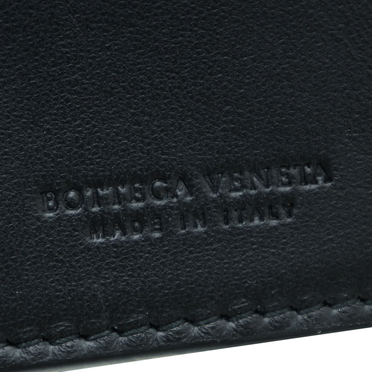 Bottega Veneta Black Intrecciato Nappa French Wallet