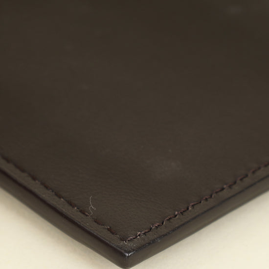 Bottega Veneta Chocolate Intrecciato Card Case With Coin Purse-Bottega Veneta-THE CLOSET