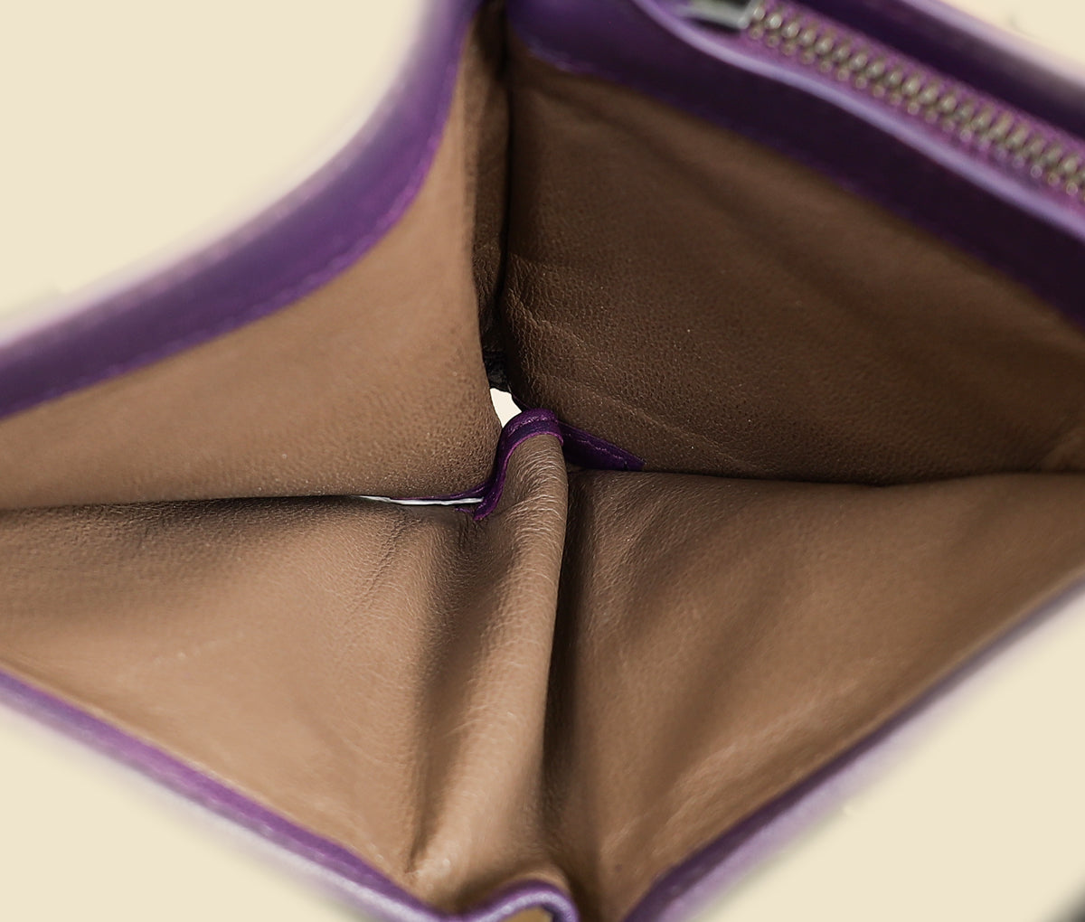 Bottega Veneta Violet Intrecciato Medium French Wallet