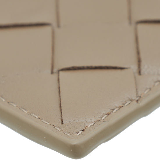 Load image into Gallery viewer, Bottega Veneta Light Brown Intrecciato Credit Card Case
