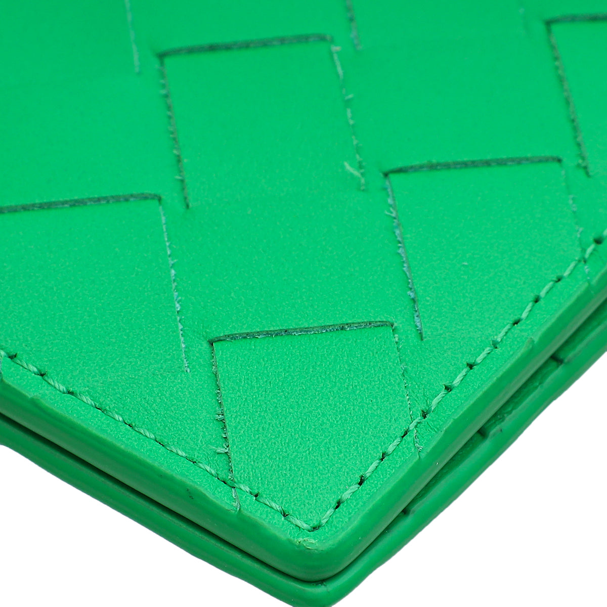Bottega Veneta Parakeet Intrecciato Passport Holder