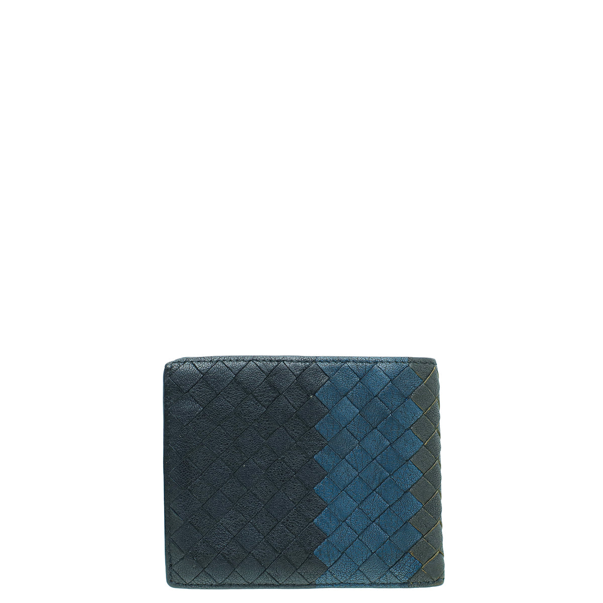 Bottega Veneta Tricolor Intrecciato Nappa Bifold Wallet