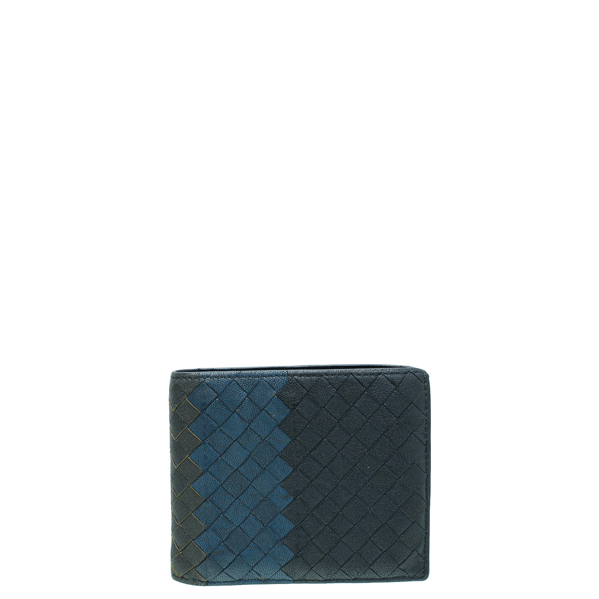 Bottega Veneta Tricolor Intrecciato Nappa Bifold Wallet-Bottega Veneta-THE CLOSET